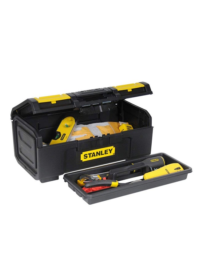 Stanley Toolbox Black/Yellow 15.5x6.4x8.8inch  - Image 1