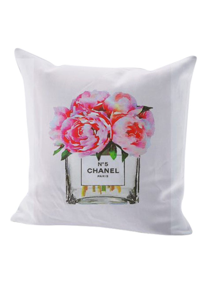 لوحة غطاء وسادة مطبوع أبيض 40 x 40Ø³Ù†ØªÙŠÙ…ØªØ±