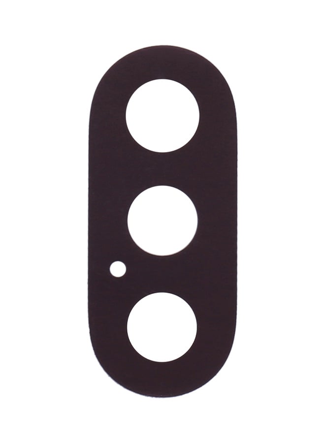 Generic - Back Camera Lens For Apple iPhone X Black - Image 1