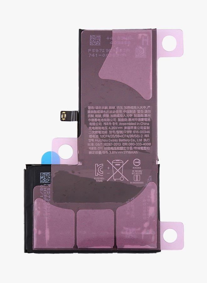 Generic - Li-Ion Battery For Apple iPhone X Black - Image 1