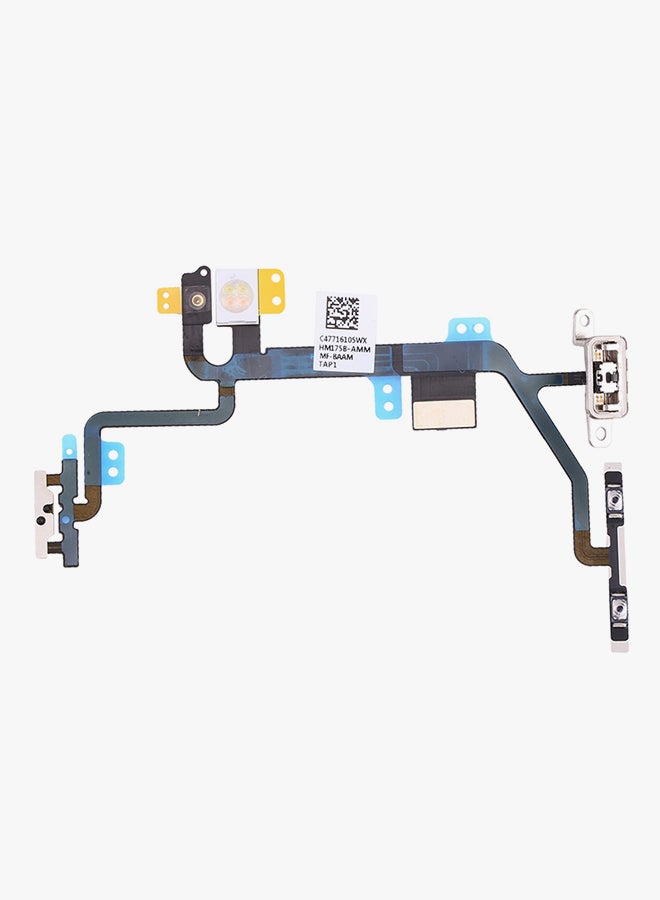 Generic - Power Button Flex Cable For Apple iPhone 8 Black - Image 1