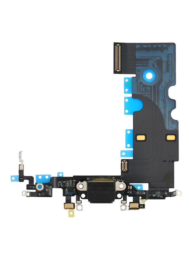Charging Port Flex Cable For Apple iPhone 8 Black/Blue - Image 1