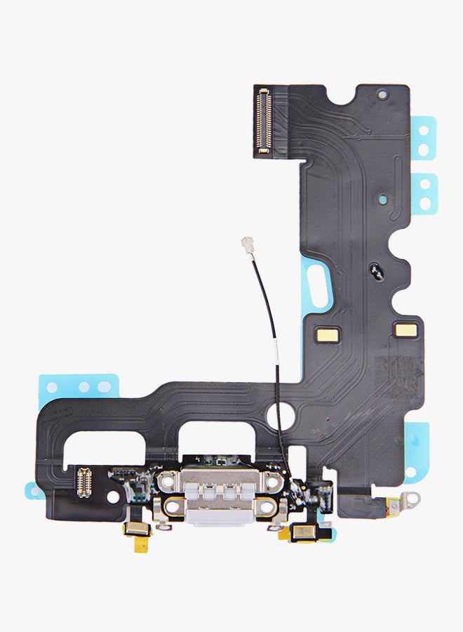 Charging Port With Audio Flex Cable For Apple iPhone 7 Black/Blue/Gold - Image 2