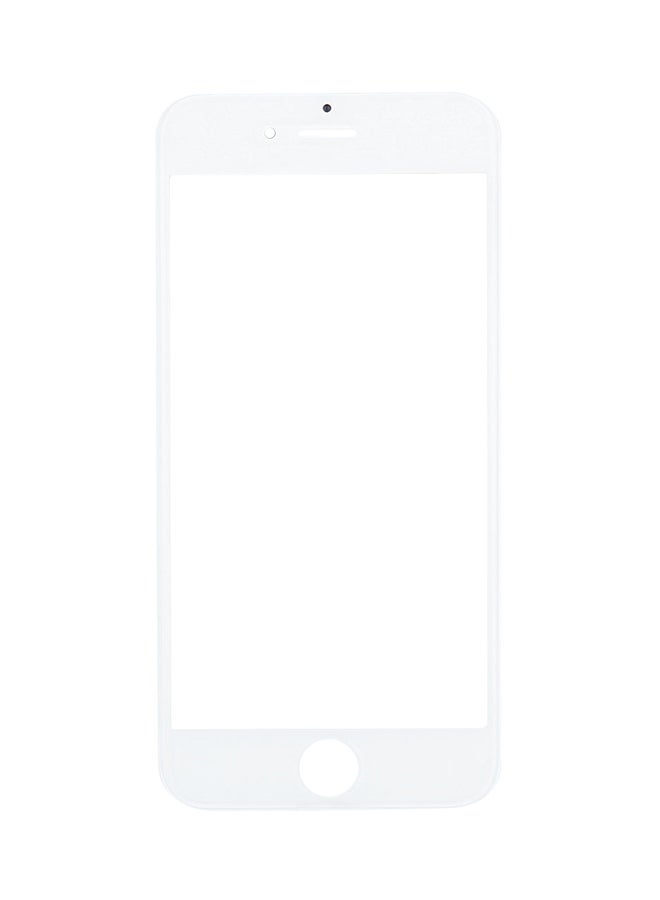 Front Screen Outer Glass Lens With OCA Optically Clear Adhesive For Apple iPhone 6s White  - Image 1