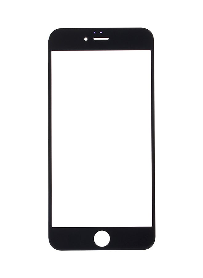 Front Screen Outer Glass Lens With OCA Optically Clear Adhesive For Apple iPhone 6s Black  - Image 1