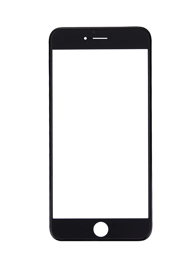 Front Screen Outer Glass Lens With OCA Optically Clear Adhesive For Apple iPhone 6s Black  - Image 1