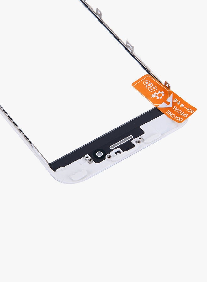 Front Screen Outer Glass Lens With OCA Optically Clear Adhesive For Apple iPhone 6s White  - Image 3