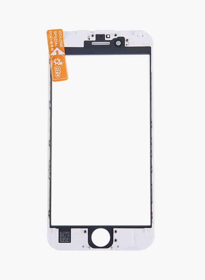 Front Screen Outer Glass Lens With OCA Optically Clear Adhesive For Apple iPhone 6s White  - Image 2
