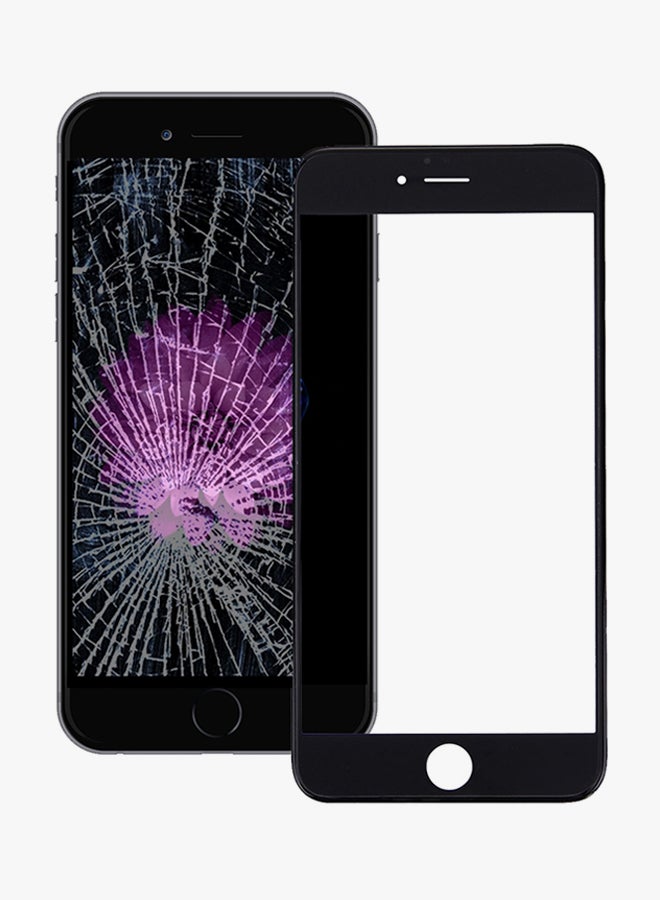 Front Screen Outer Glass Lens With OCA Optically Clear Adhesive For Apple iPhone 6s Black  - Image 5