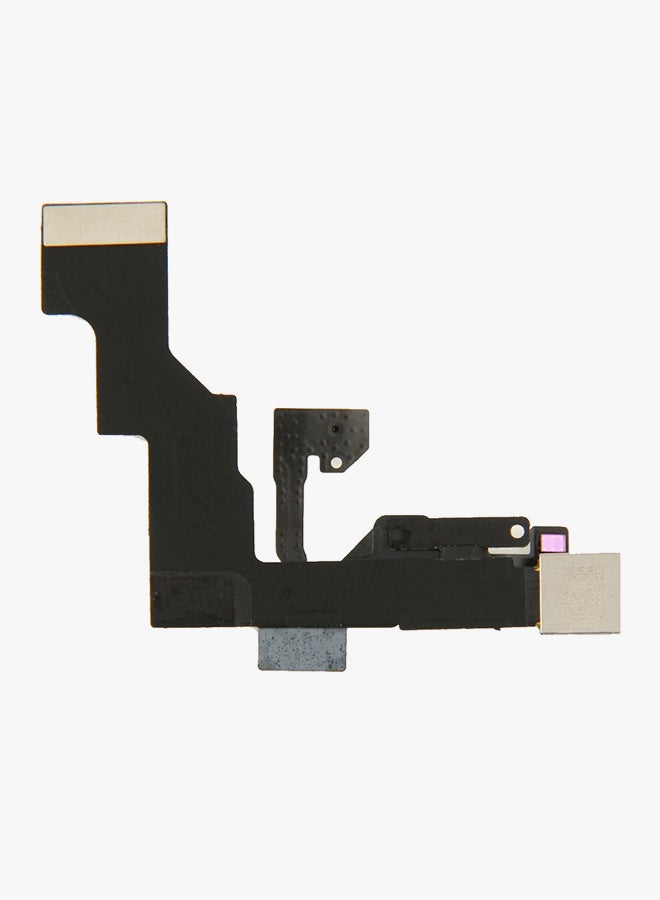 Front Facing Camera Module With Flex Cable For Apple iPhone 6s Plus Black - Image 2