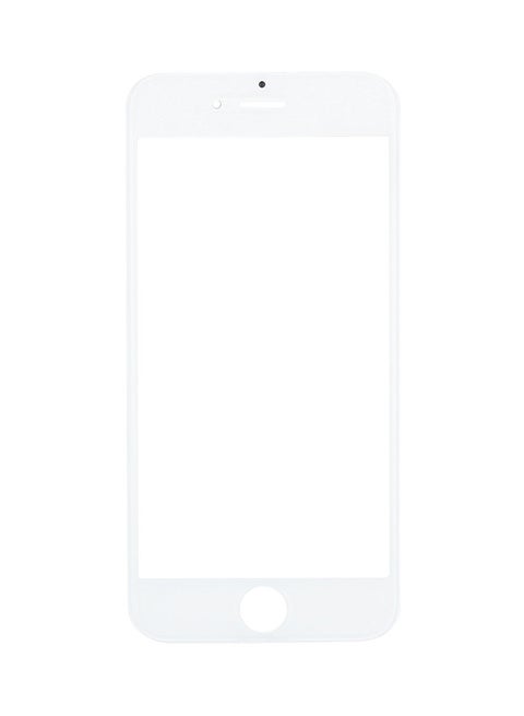 Front Screen Outer Lens With Front LCD Screen Bezel Frame For Apple iPhone 6 White