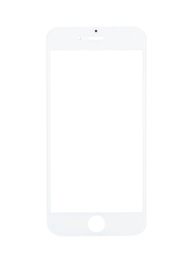 Front Screen Outer Lens With Front LCD Screen Bezel Frame For Apple iPhone 6 White