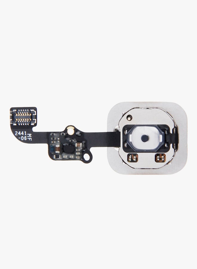 Home Button Flex Cable For Apple iPhone 6/6 Plus Silver/Black - Image 2