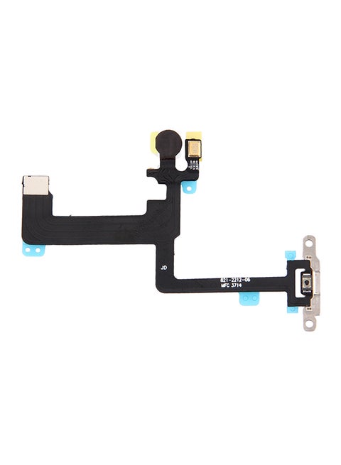 Power Button And Flashlight Flex Cable For Apple iPhone 6 Plus Black/Silver