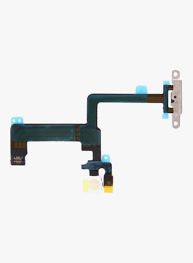 Generic - Power Button And Flashlight Flex Cable For Apple iPhone 6 Plus Black/Silver - Image 1
