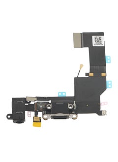 Charging And Headphone Jack Flex Cable For Apple iPhone 5S Black