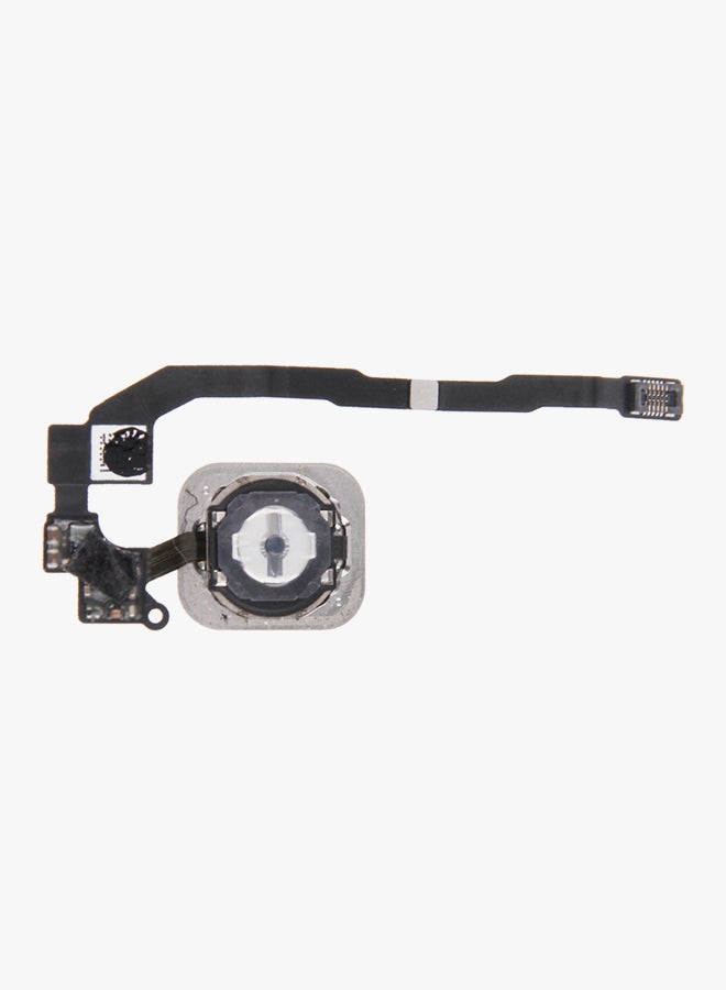 زر القائمة بكابل مرن لهاتف أبل آيفون 5s أسود - Image 2