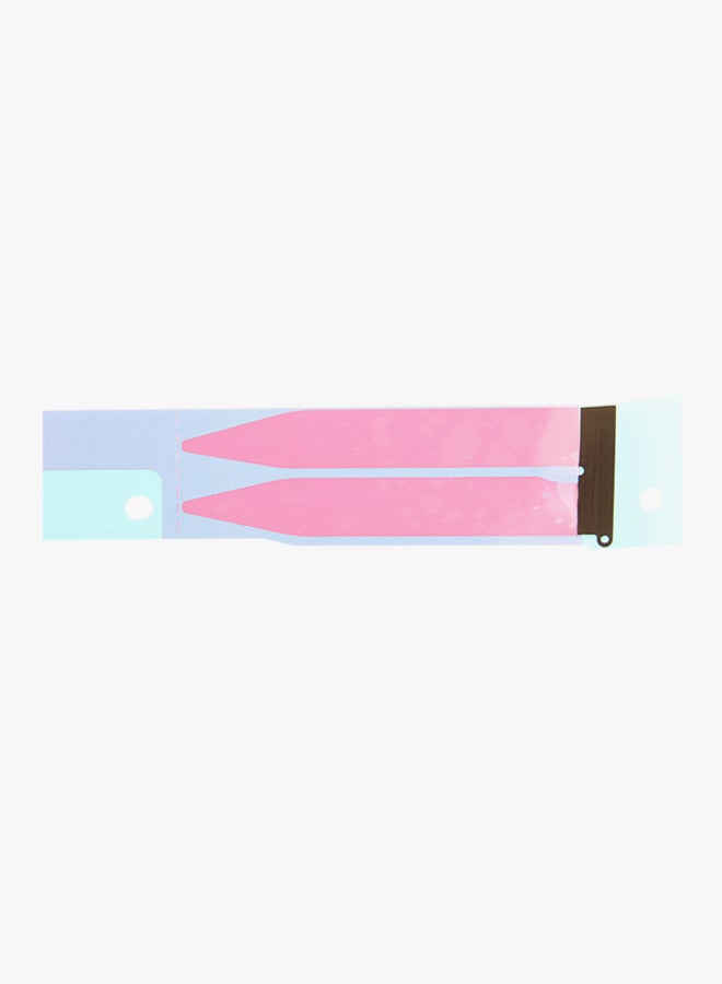 Generic 10-Piece Adhesive Tape Battery Sticker Set For Apple iPhone 5s Pink/Silver/Blue  - Image 2