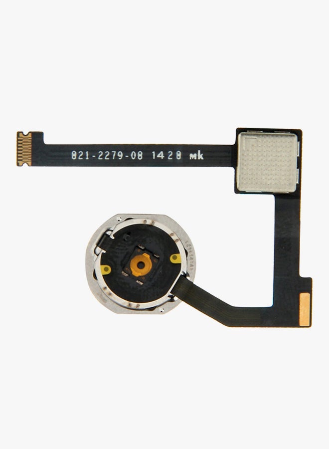 Flex Home Button For Apple iPad Air 2/6 Black/Silver - Image 2