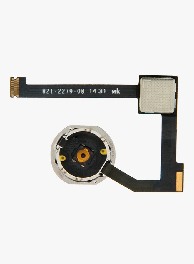 Flex Home Button For Apple iPad Air 2/6 Black/Gold - Image 2