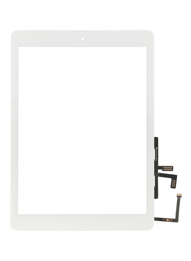 Touch Panel With Controller Button And Home Key Button For Apple iPad Air/iPad 5 White  - Image 1