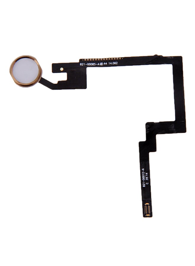 Home Button Assembly Flex Cable For Apple iPad Mini 3 Black/Gold - Image 1