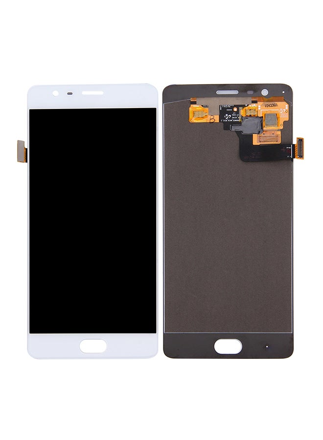 Generic - LCD Screen Full Assembly For OnePlus 3 White - Image 1