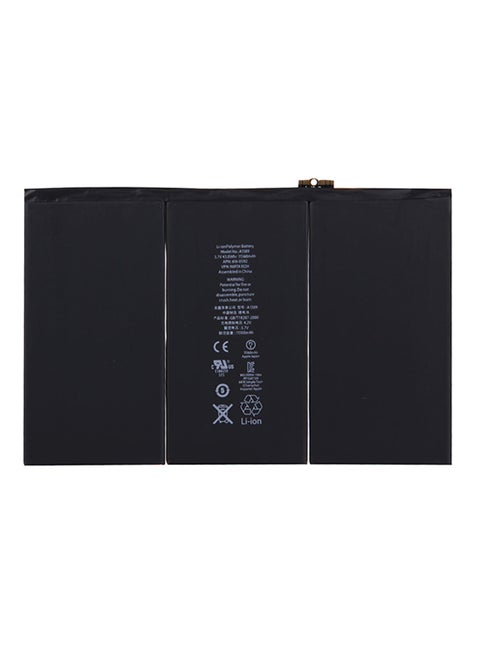 Battery Backup For New Apple iPad 3/4 Black
