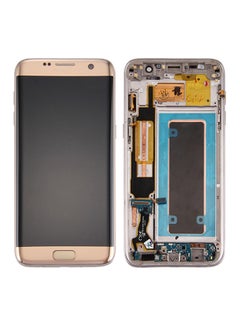LCD Screen With Frame And Charging Port Board For Galaxy S7 Edge/G935F Gold