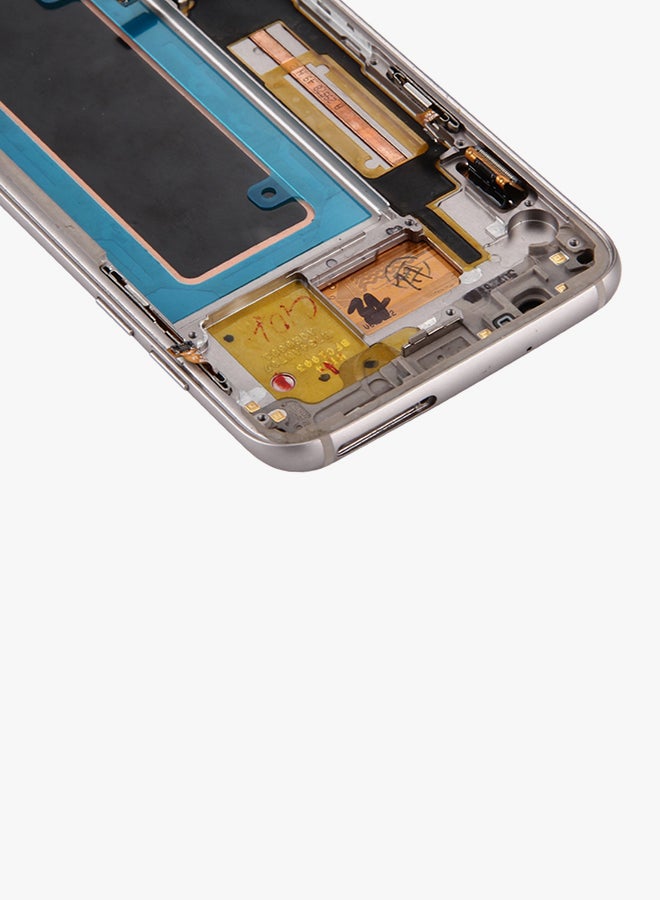 Generic - LCD Screen With Frame And Charging Port Board For Galaxy S7 Edge/G935F Gold - Image 1