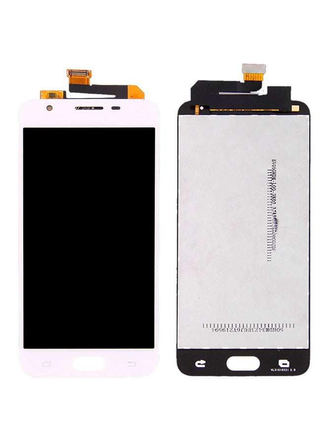 Generic - LCD Display With Touch Panel For Samsung Galaxy On5/G570/J5 Prime White - Image 1