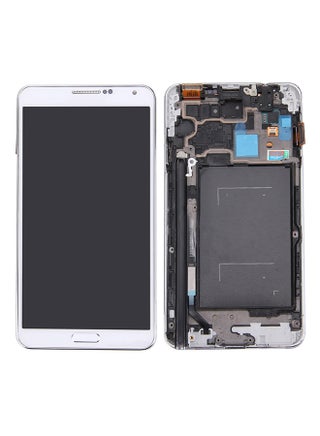 LCD Screen With Touch Panel And Frame For Samsung Galaxy Note 3 White - v1535007528/N16280253A_1