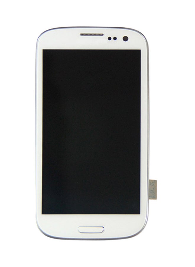 Generic - LCD Screen With Touch Panel And Frame For Samsung Galaxy S3 White - Image 1