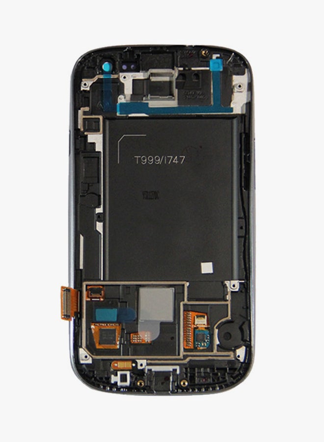 Generic - LCD Screen With Touch Panel And Frame For Samsung Galaxy S3 White - Image 1