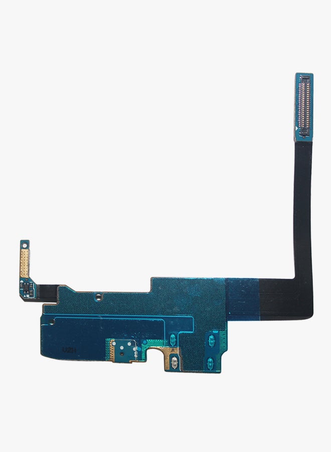 كابل مرن لمنفذ الشحن لهاتف سامسونج جالاكسي نوت 3 نيو/N7505 الأسود / الأزرق - Image 2