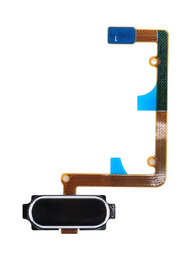 Home Button Flex Cable With Fingerprint Identification For Samsung Galaxy A5/A510 Black - Image 1