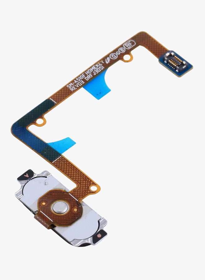 Home Button Flex Cable With Fingerprint Identification For Samsung Galaxy A5/A510 Black - Image 4
