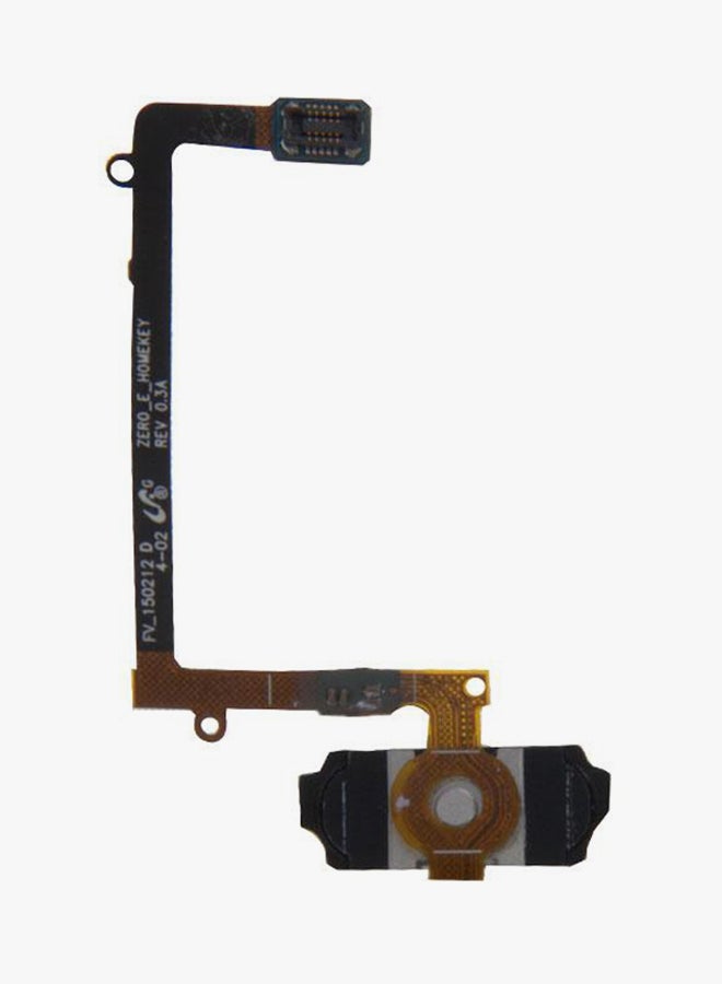 Generic - Home Button Flex Cable With Fingerprint Identification For Samsung Galaxy S6 Edge/G925 Brown - Image 1