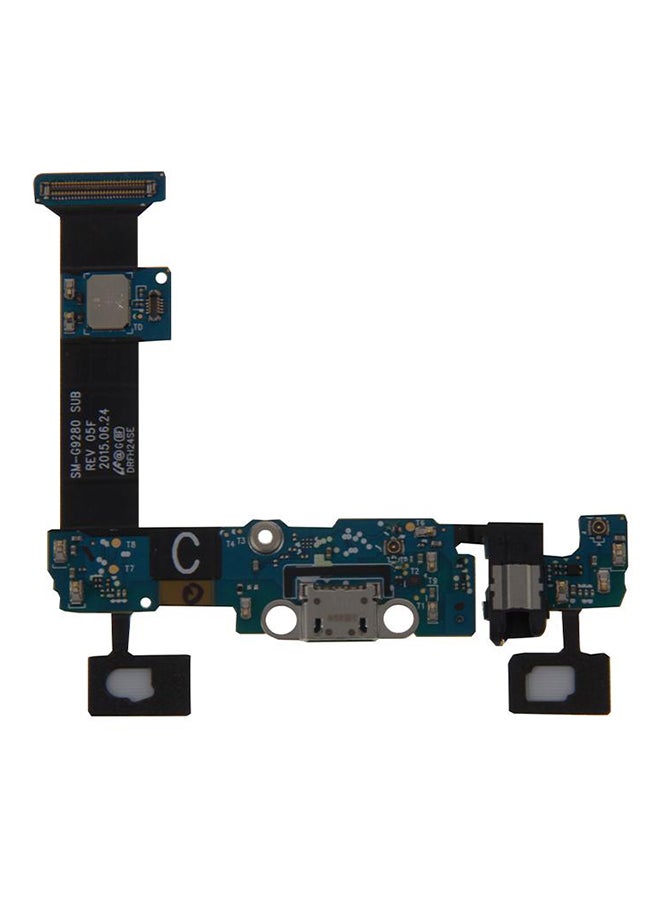 Charging Port Flex Cable For Samsung Galaxy S6 Edge+/G9280 Black/Blue - Image 1
