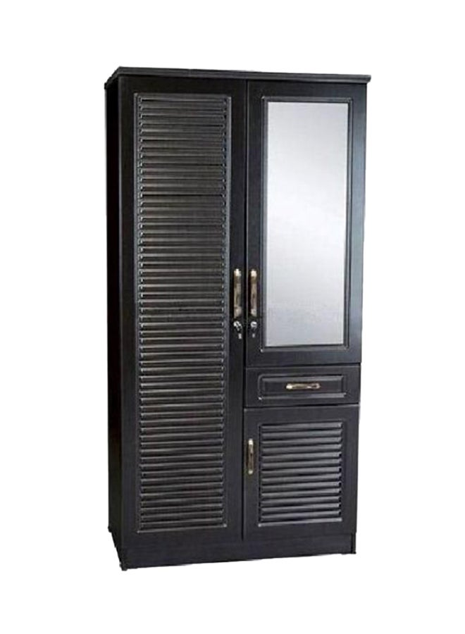 Galaxy Design Wooden Wardrobe Cabinet Black 