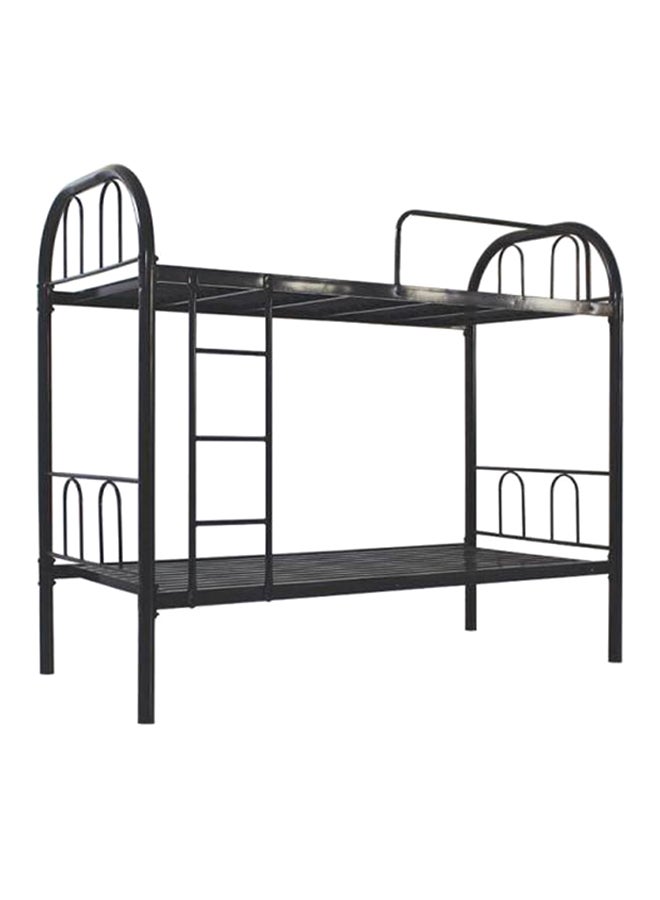 Galaxy Design Metallic Bunk Bed Black 190x90x190centimeter - Image 1