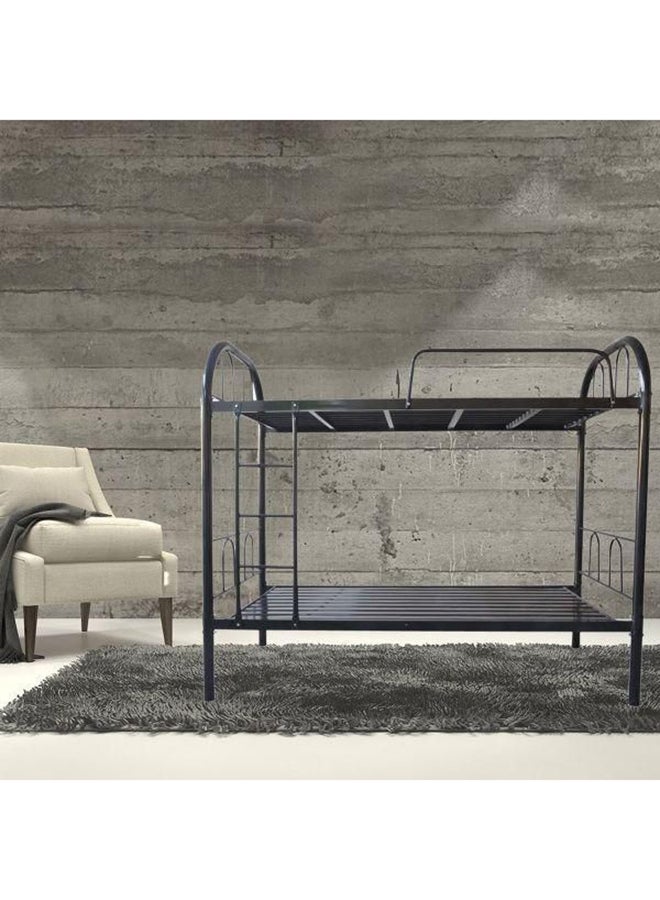 Galaxy Design Metallic Bunk Bed Black 190x90x190centimeter - Image 3