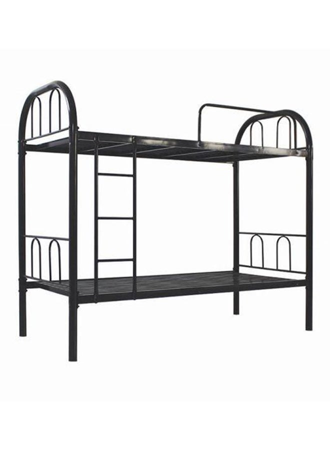 جالاكسي ديزاين سرير معدني بطابقين أسود - Image 4