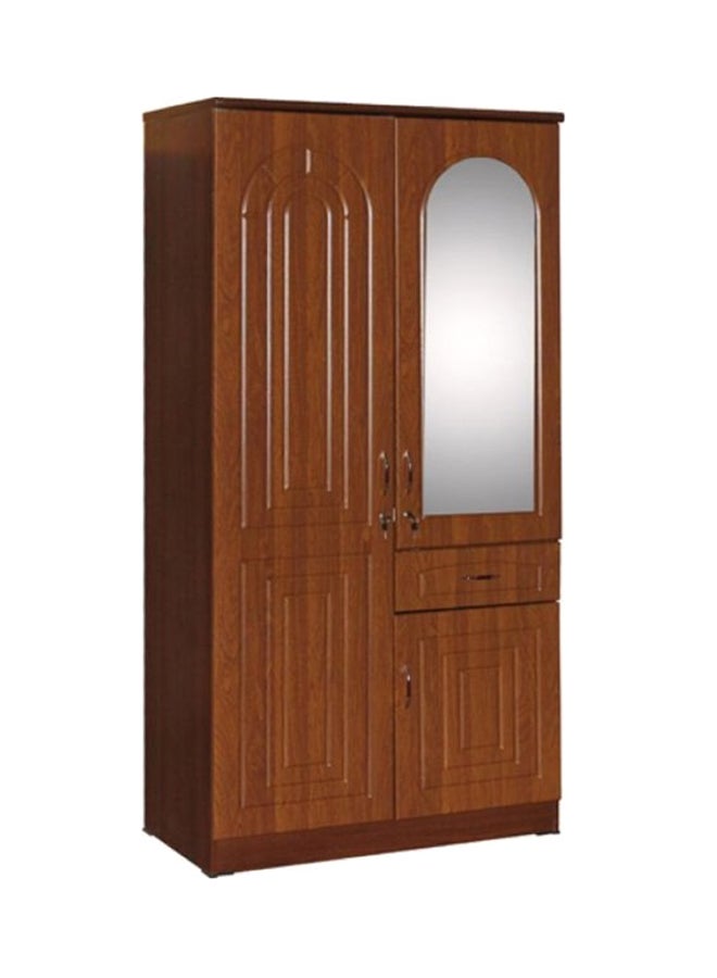 Generic Wooden Wardrobe Cabinet Brown 