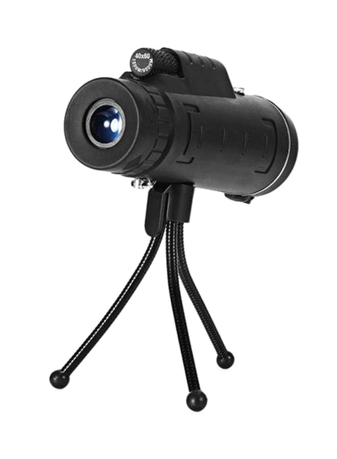 Generic - Monocular Telescope HD Prism Scope With Compass Phone Clip Tripod Black - Image 1