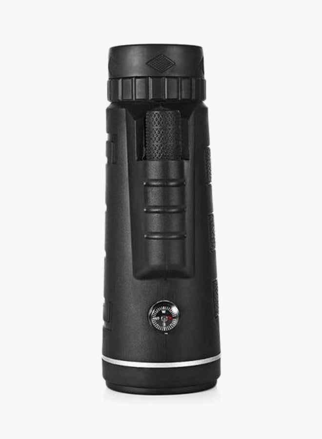 Generic - Monocular Telescope HD Prism Scope With Compass Phone Clip Tripod Black - Image 1
