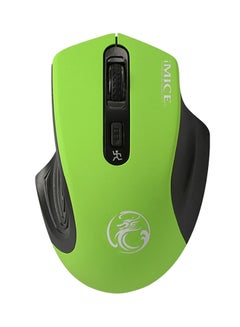 Generic Wireless Optical Gaming Mouse Green/Black 