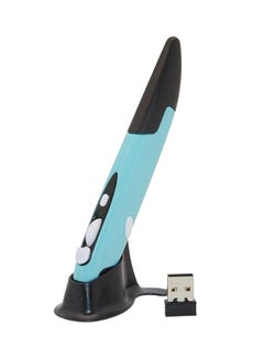 Generic Optical Wireless Adjustable Stylus Pen Mouse Blue/Black  - Image 1