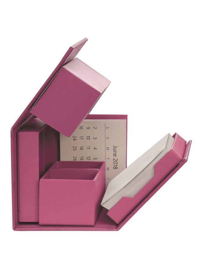 Eco-neutral Expandable Desk Organizer Pink - Image 2