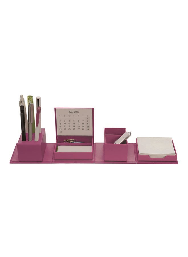 Eco-neutral Expandable Desk Organizer Pink - Image 3